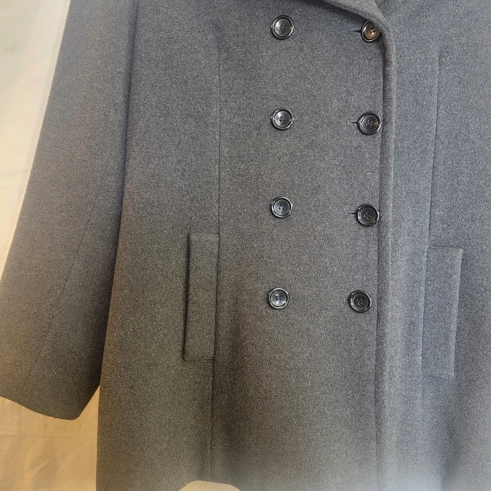 Wool/ Cashmere/Nylon Blend Coat women 16 - Picture 5 of 11